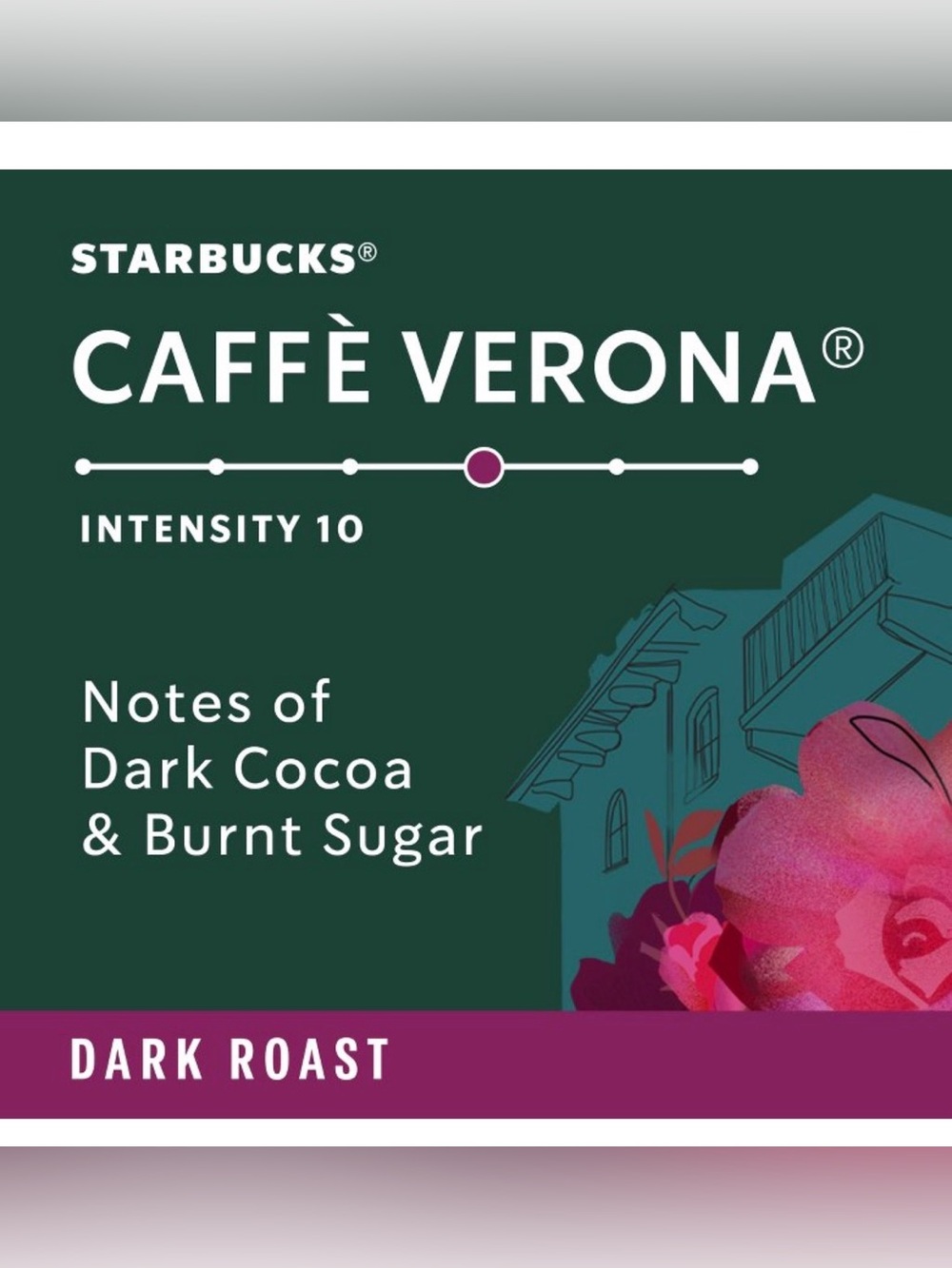 Starbucks by Nespresso Caffè Verona Dark Roast - 32 Count (Vertuo Line) - Picture 2 of 8